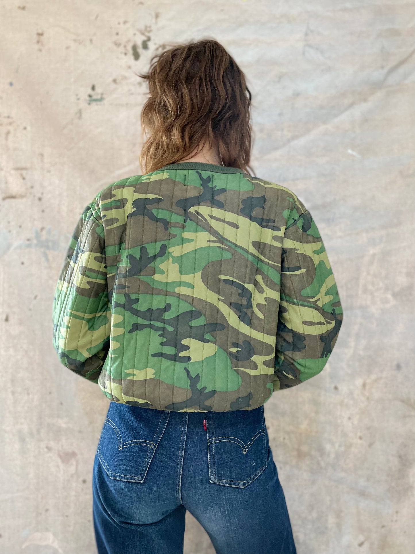 80s Camo Quilted Thermal