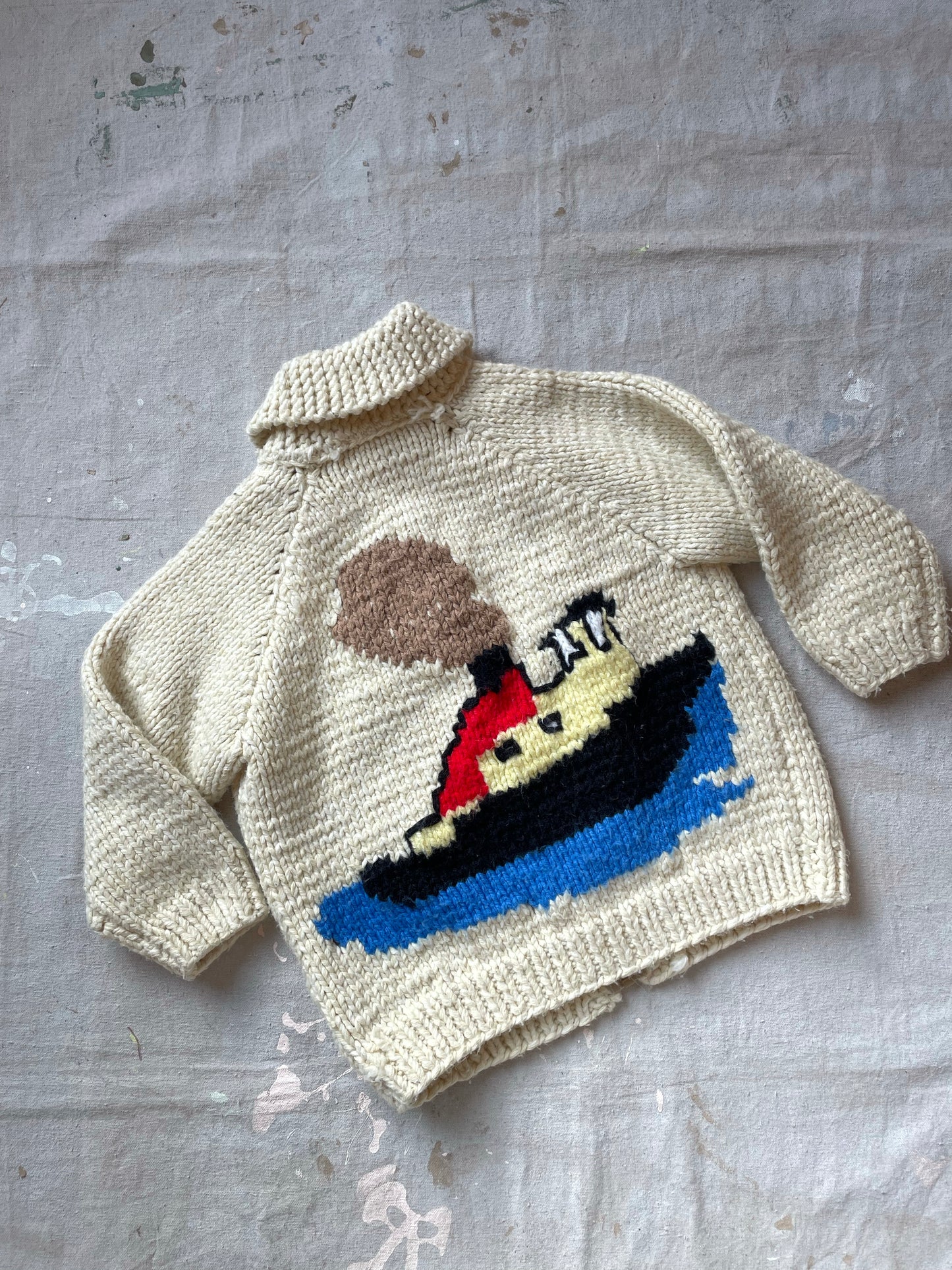 Mary Maxim Tugboat Sweater