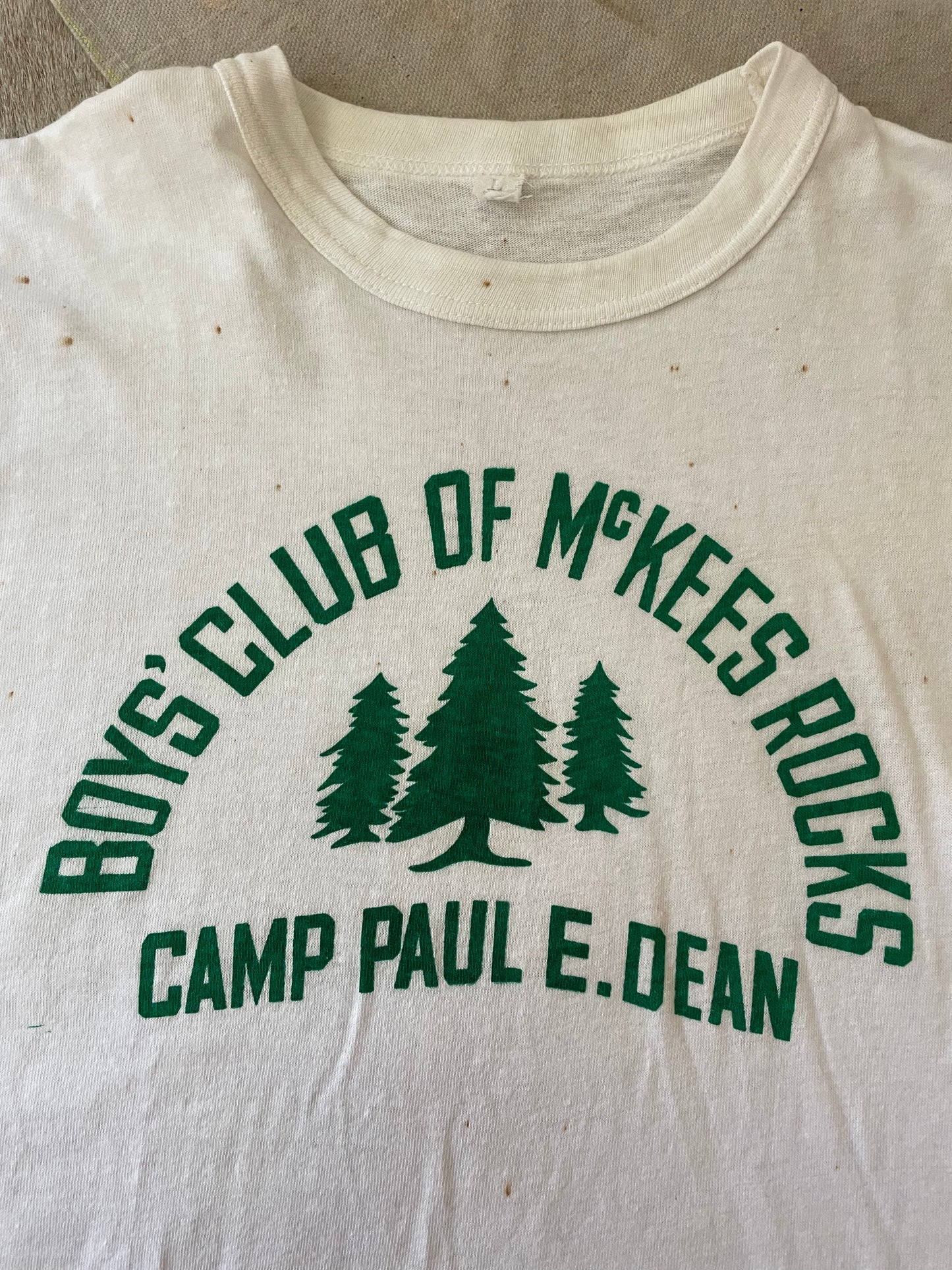 60s Boys’ Club Of McKees Rocks Camp Paul E. Dean Tee