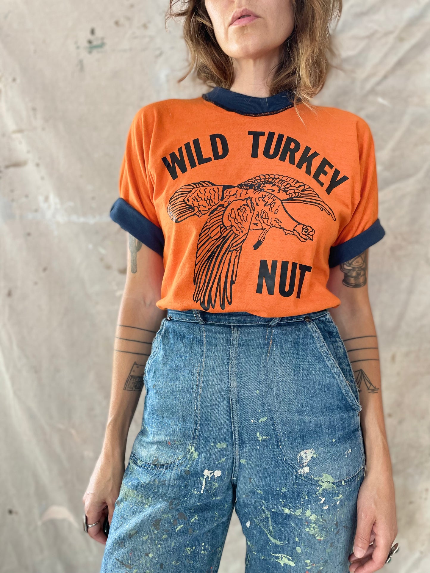 70s Deadstock Wild Turkey Nut Tee