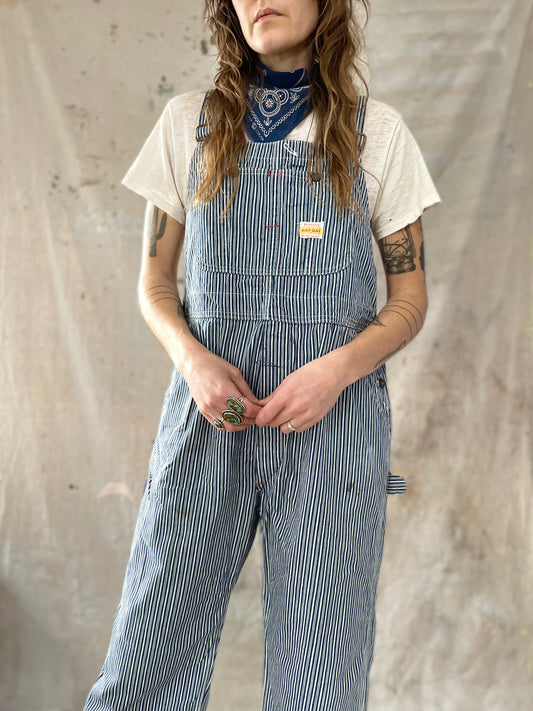 50s Penney’s Pay Day Liberty Stripe Overalls