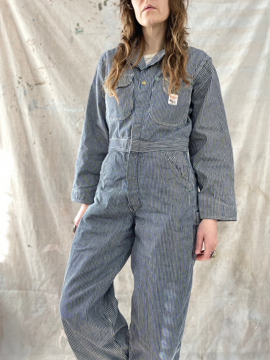 70s Pointer Brand Hickory Stripe Coveralls