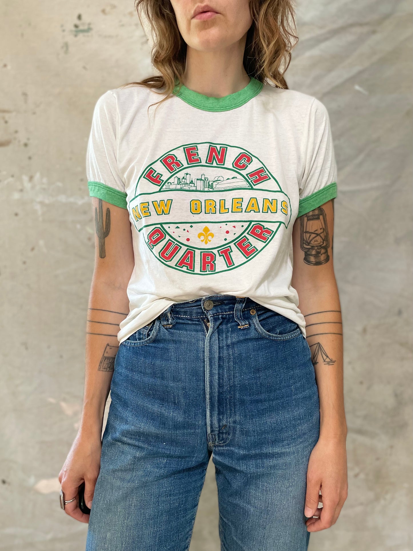 70s French Quarter, New Orleans Ringer Tee