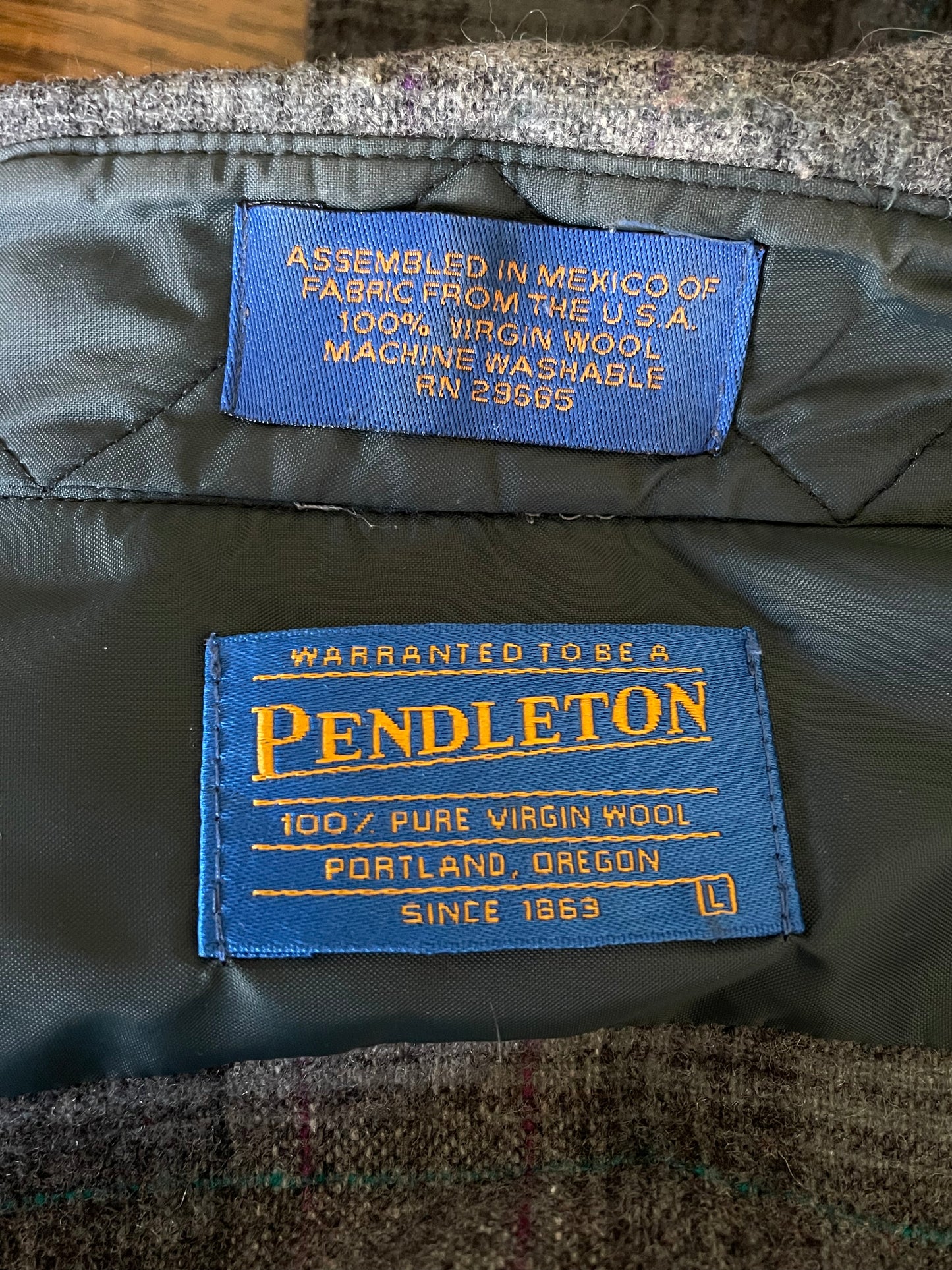 90s Pendleton Wool Plaid