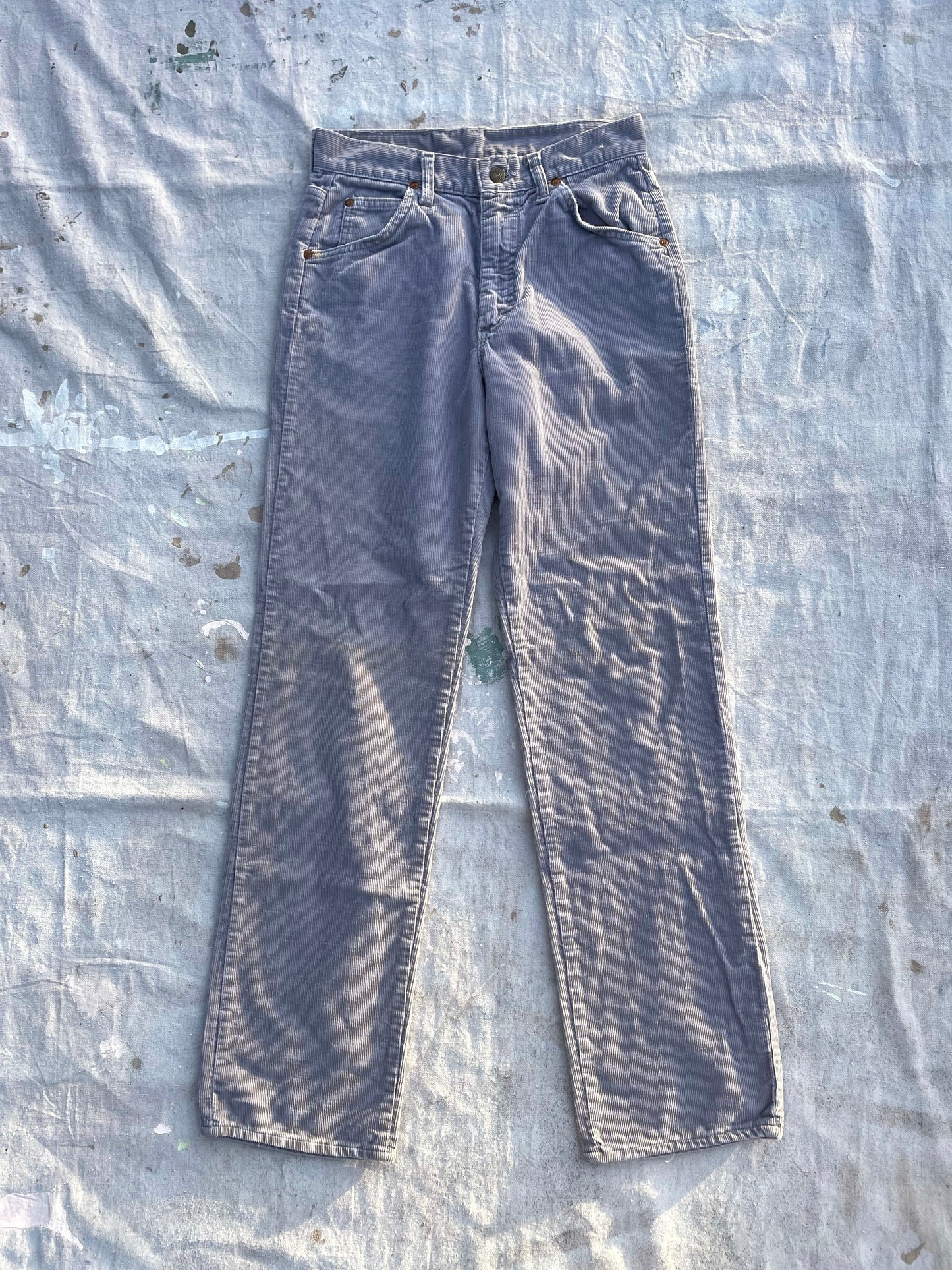 70s/80s Light Grey Lee Corduroy Pants