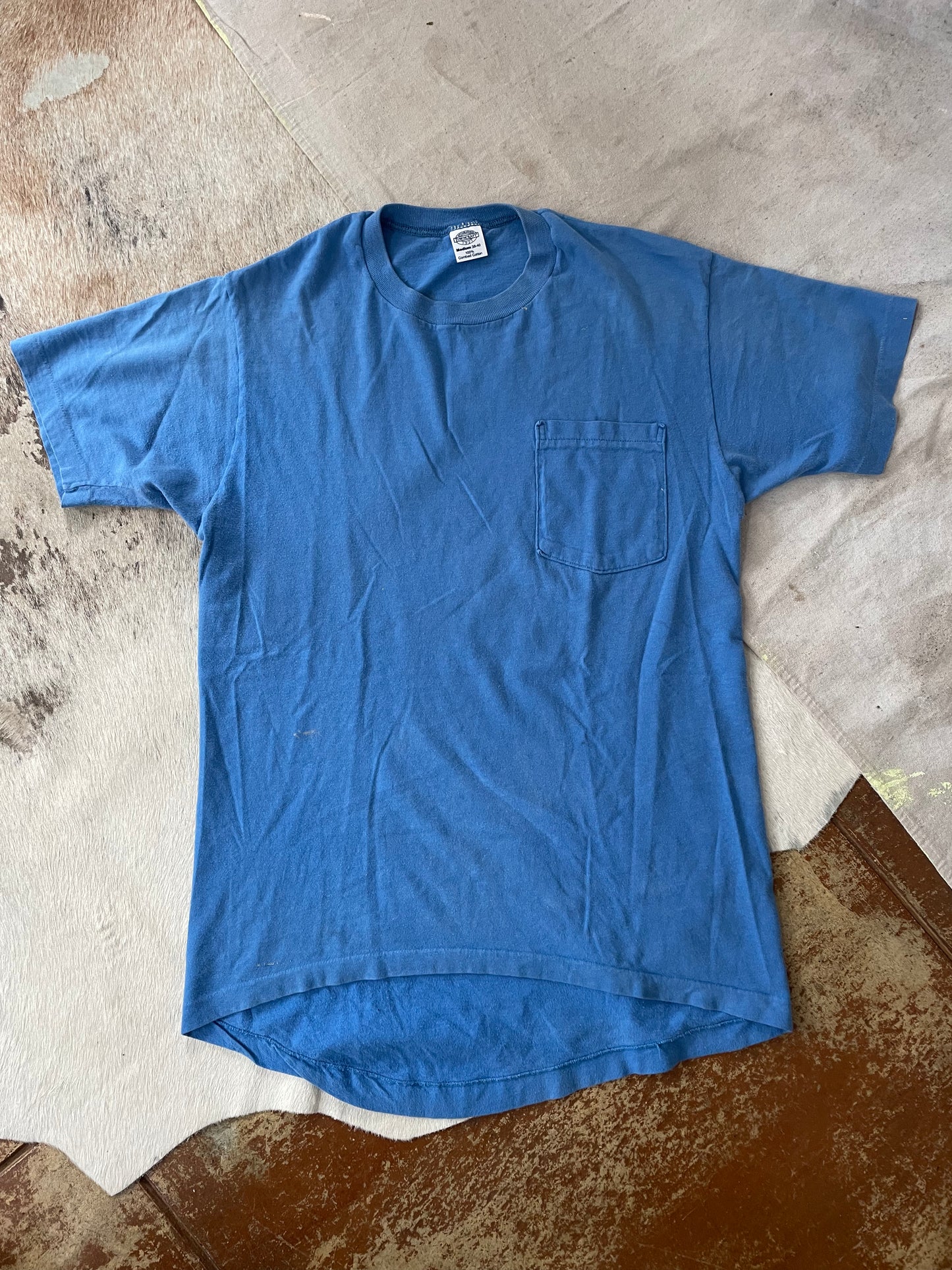 90s Blue Towncraft Pocket Tee