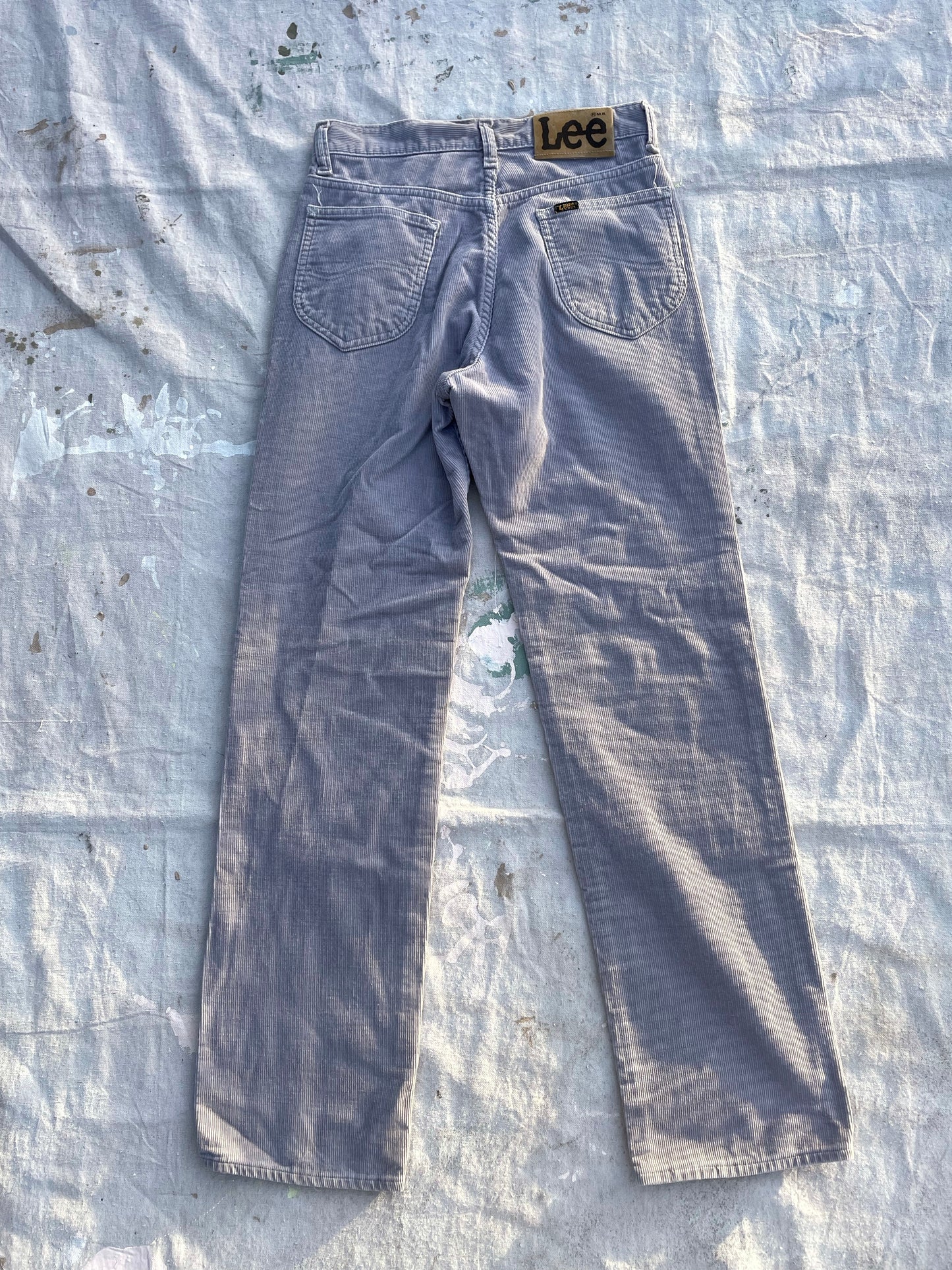 70s/80s Light Grey Lee Corduroy Pants