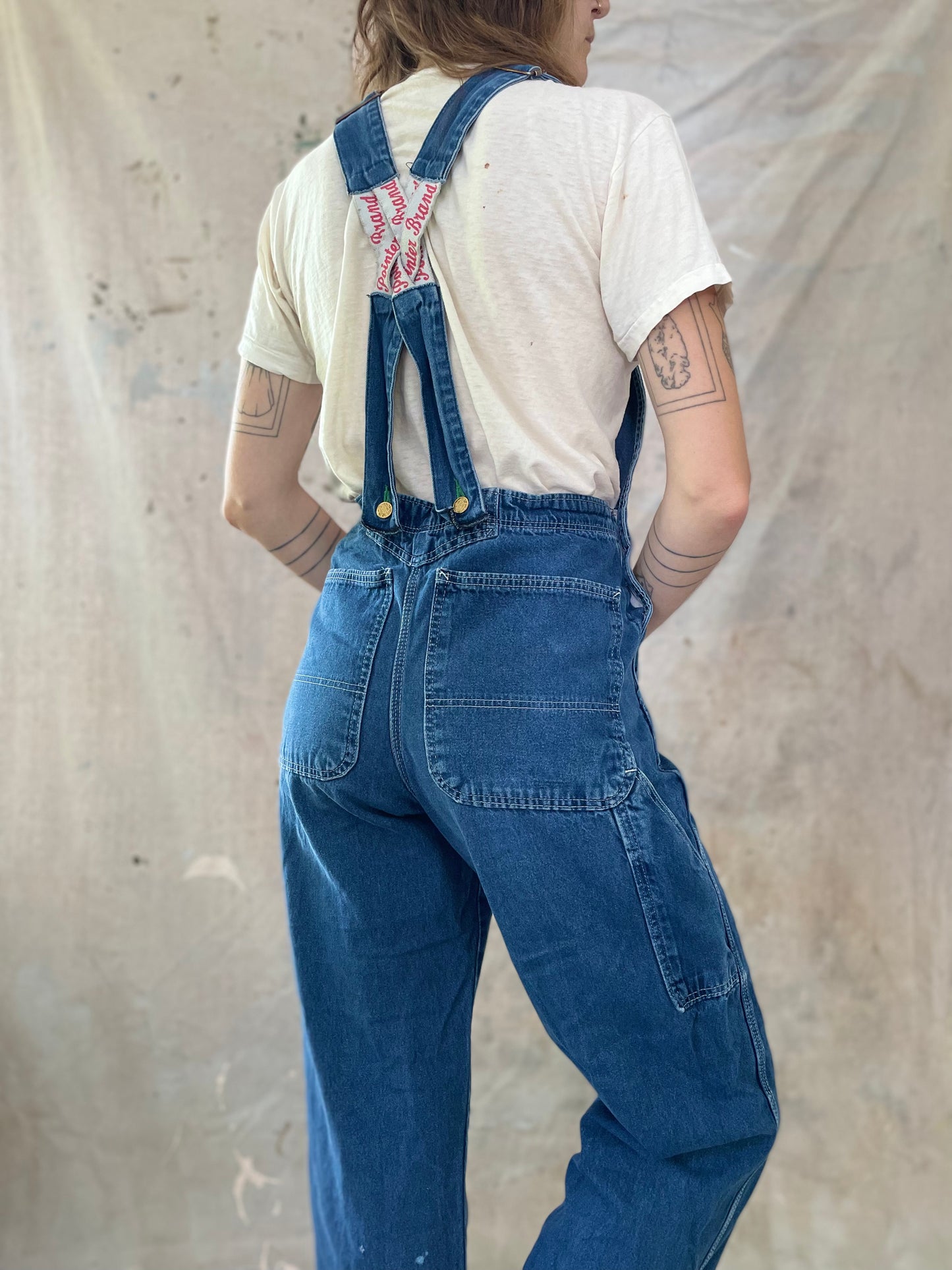 80s Pointer Brand Low-back Overalls