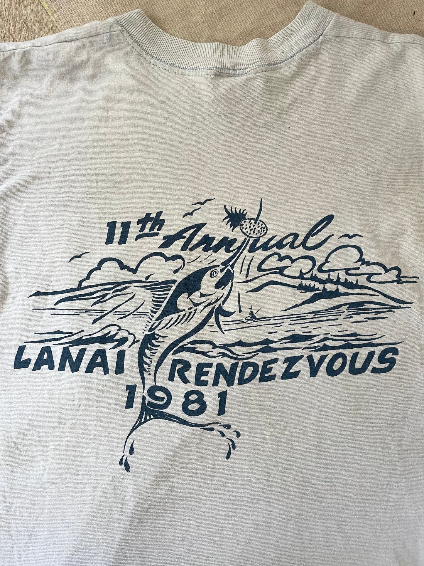 11th Annual Lanai Rendezvous 1981 Pocket Tee