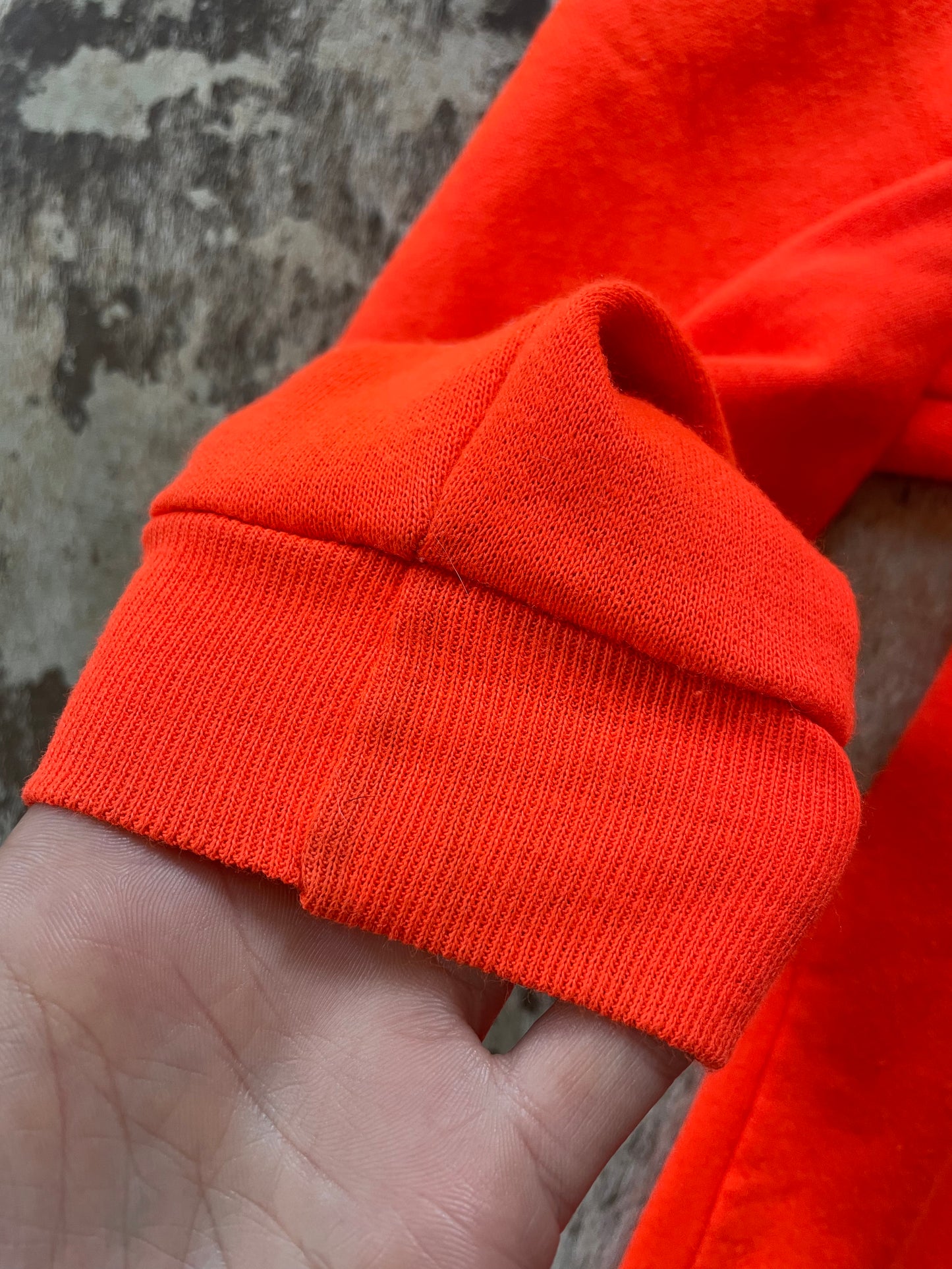 80s Safety Orange Sweatshirt