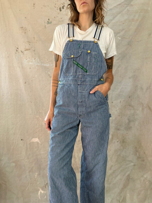 70s/80s Key Imperial Hickory Stripe Overalls